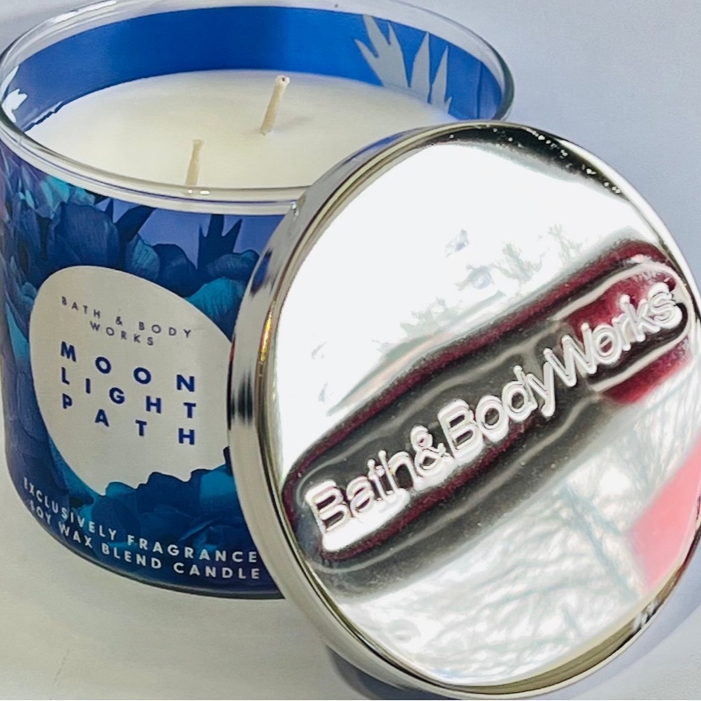 Moonlight Path Bath & Body Works 3 Wick Candle - Picture 3 of 3